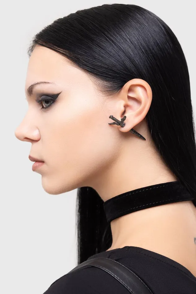 Women Earrings Killstar Swordstorm Earrings