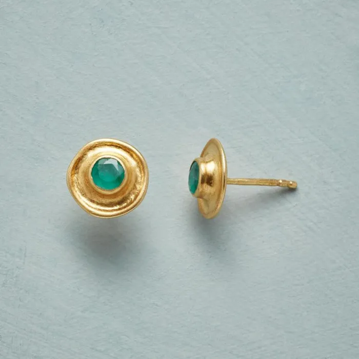Women Emerald Monument Earrings Sundance Catalog Earrings