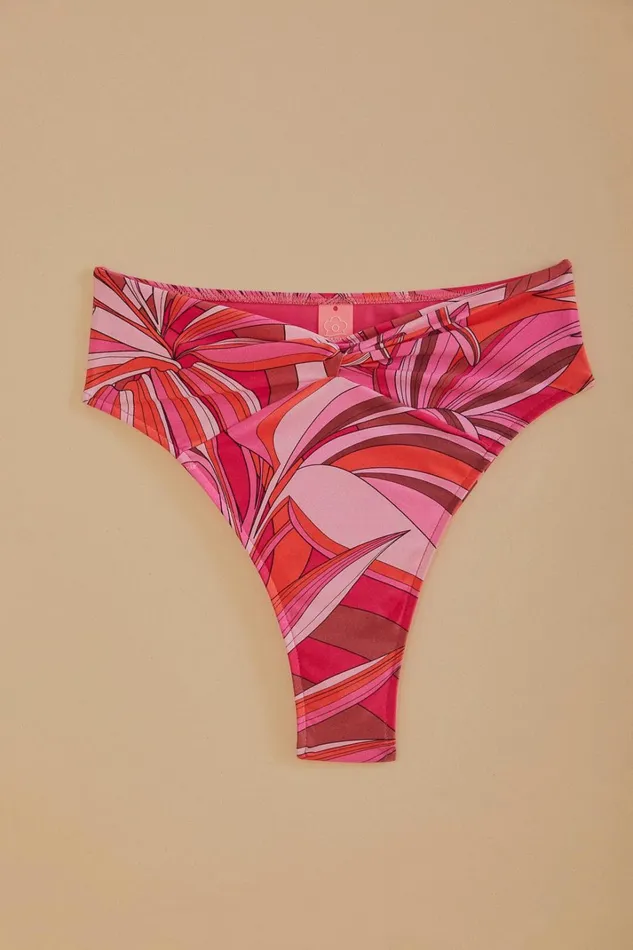 Women Endless Summer High Waist Bikini Bottom Endless Summer Red FARM Rio Bikinis