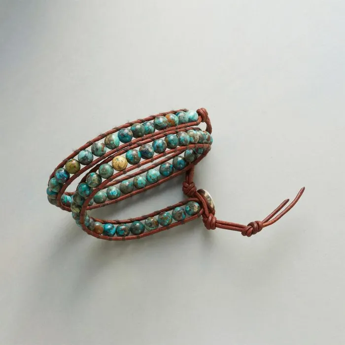 Women Endless Turquoise Wrap Bracelet Sundance Catalog Bracelets