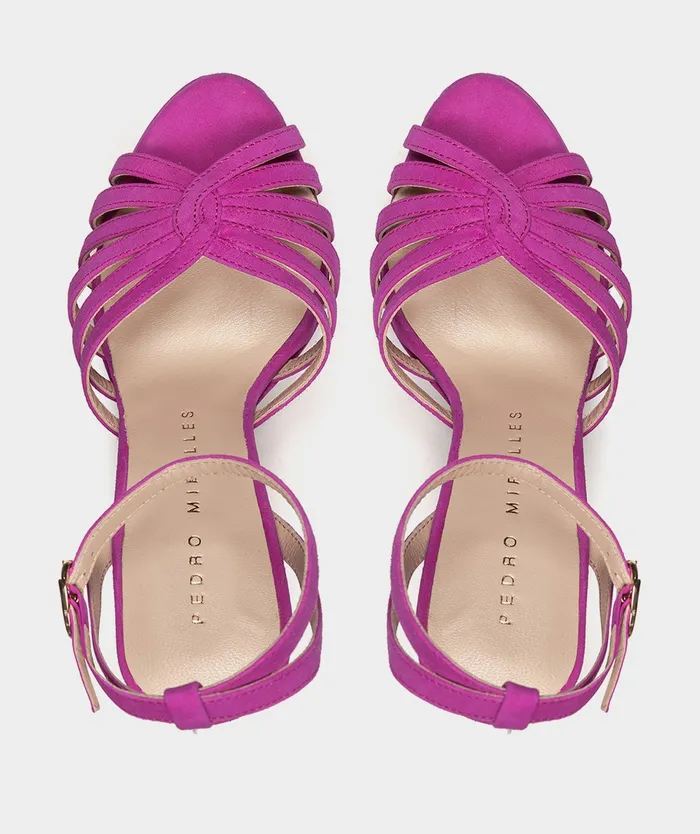 Women Etiopia Pink 8211 Heeled Sandals Pedro Miralles
