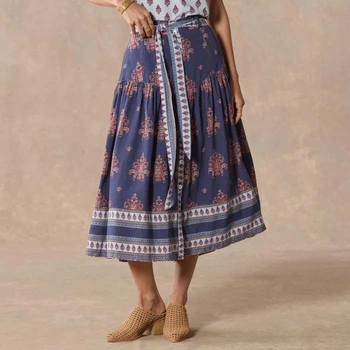Women Folklore Ruffle Skirt Petite Navy Sundance Catalog Petite Styles Women Folklore Ruffle Skirt Petite Navy Sundance Catalog Petite Styles