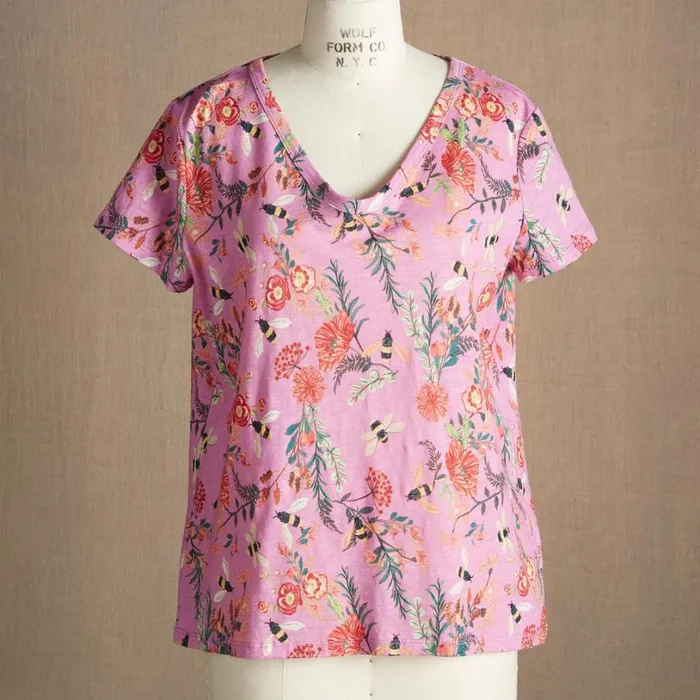 Women Garden Honey Tee Orchid Sundance Catalog Tops Women Garden Honey Tee Orchid Sundance Catalog Tops