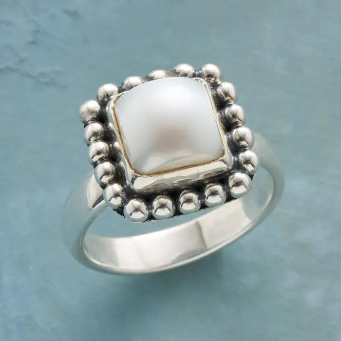 Women Gather Around Pearl Ring Sundance Catalog Rings