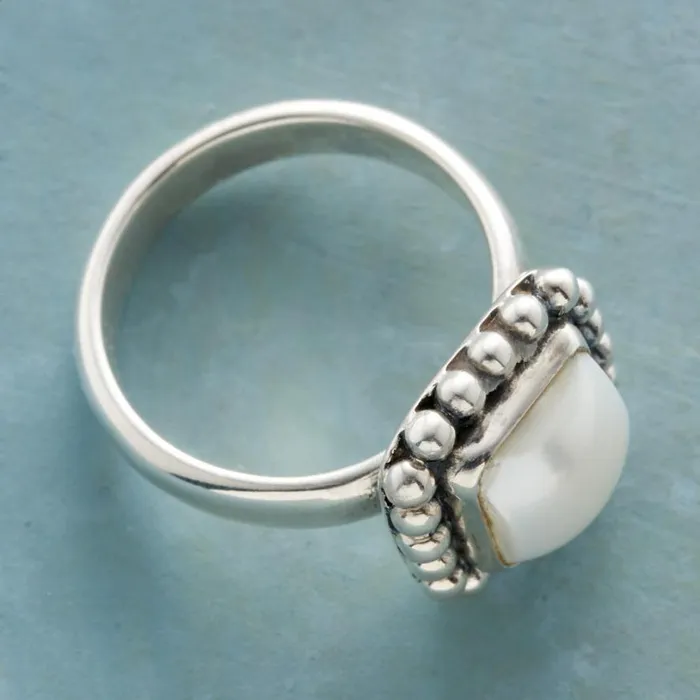 Women Gather Around Pearl Ring Sundance Catalog Rings Women Gather Around Pearl Ring Sundance Catalog Rings