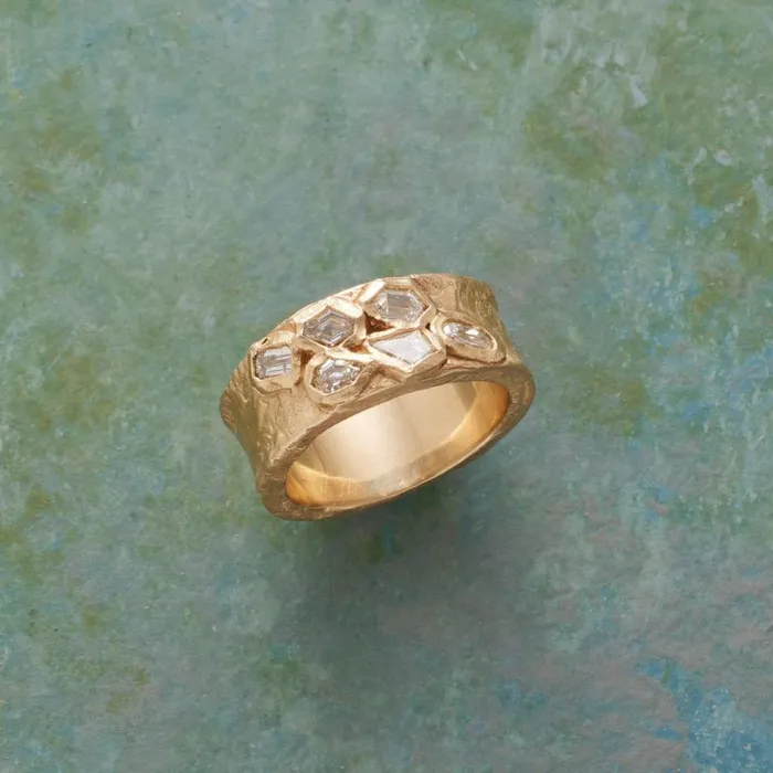 Women Glittering Path Ring Sundance Catalog Rings