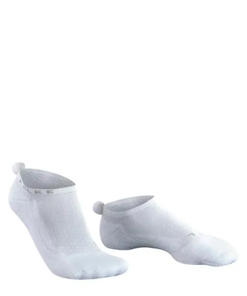Women GO2 Pompom Women Golf No Show Socks White FALKE Golf Socks