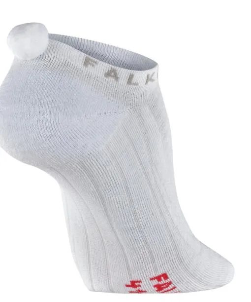 Women GO2 Pompom Women Golf No Show Socks White FALKE Golf Socks