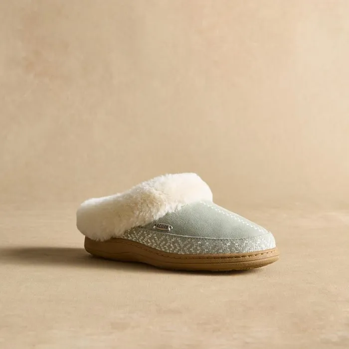 Women Greta Slippers Sage Sundance Catalog Slippers and Socks Women Greta Slippers Sage Sundance Catalog Slippers and Socks