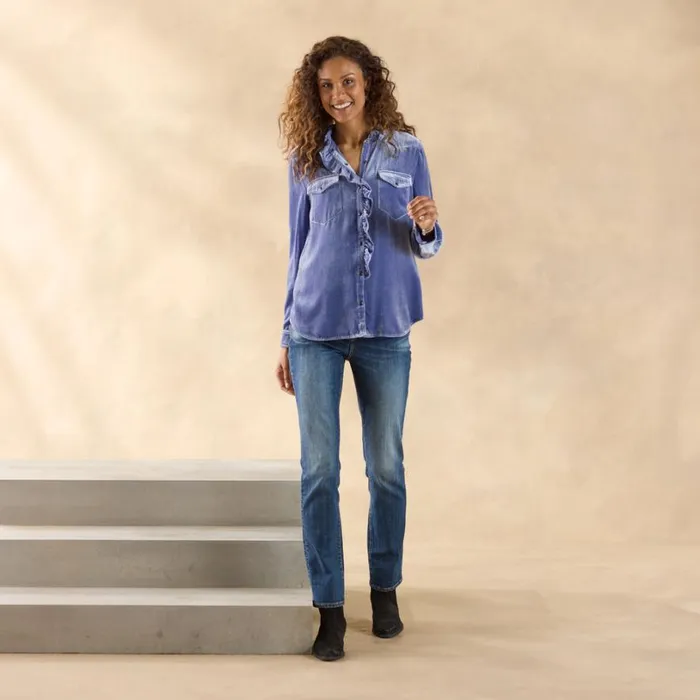 Women Gretel Velvet Shirt Lilac Sundance Catalog Tops Women Gretel Velvet Shirt Lilac Sundance Catalog Tops