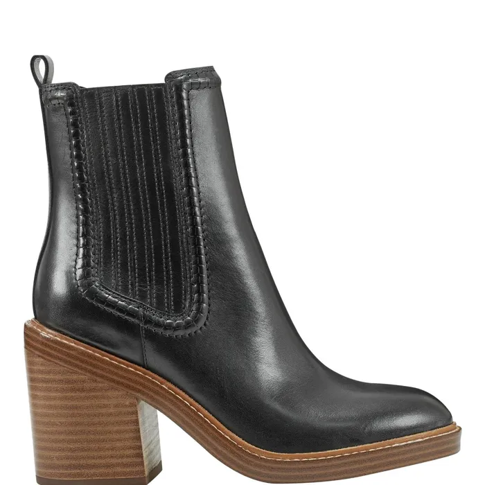 Women Halida Tailored Bootie Black Marc Fisher Casual Boots