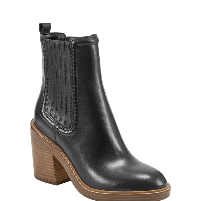Women Halida Tailored Bootie Black Marc Fisher Casual Boots