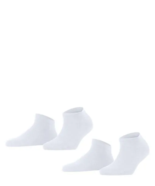 Women Happy 2Pack Women Sneaker Socks White FALKE Ankle Socks