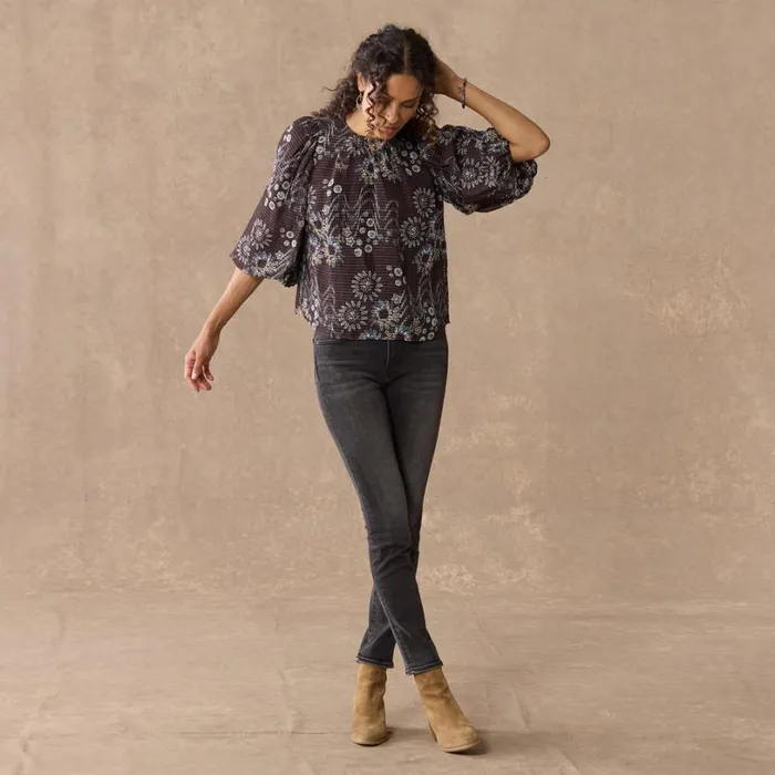 Women Harly Top Ash Brown Sundance Catalog Tops Women Harly Top Ash Brown Sundance Catalog Tops