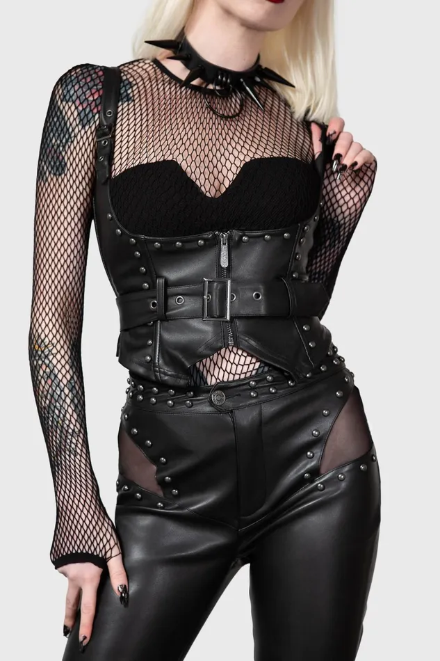 Women Harnesses and Belts Killstar Malapas Underbust Corset