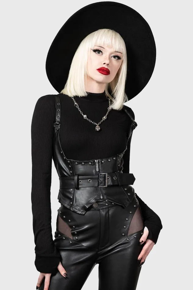 Women Harnesses and Belts Killstar Malapas Underbust Corset
