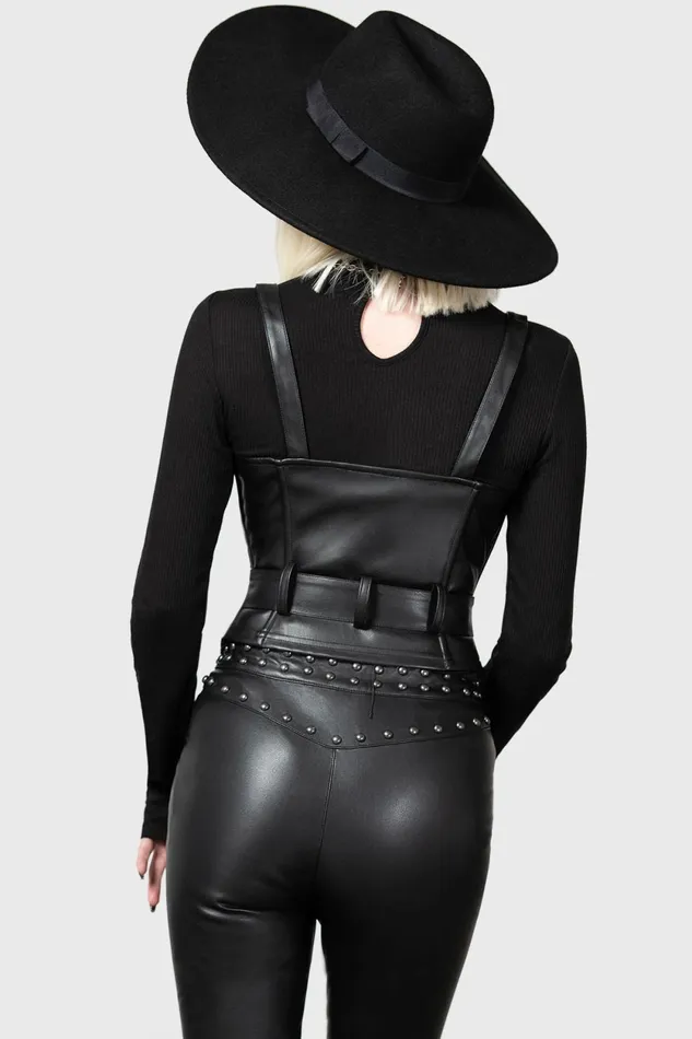 Women Harnesses and Belts Killstar Malapas Underbust Corset