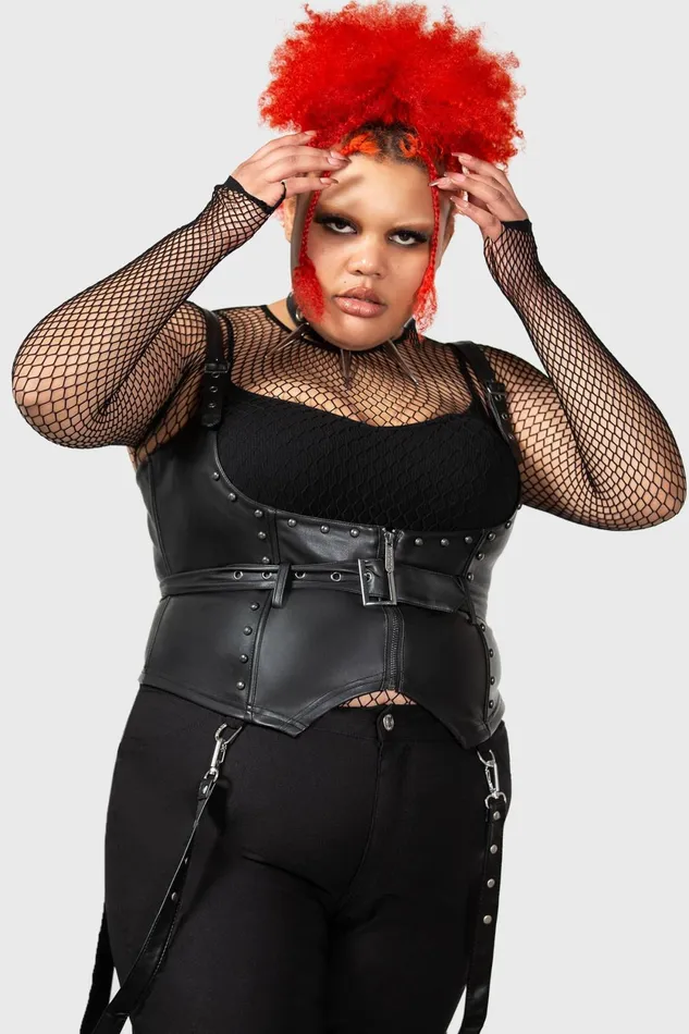 Women Harnesses and Belts Killstar Malapas Underbust Corset