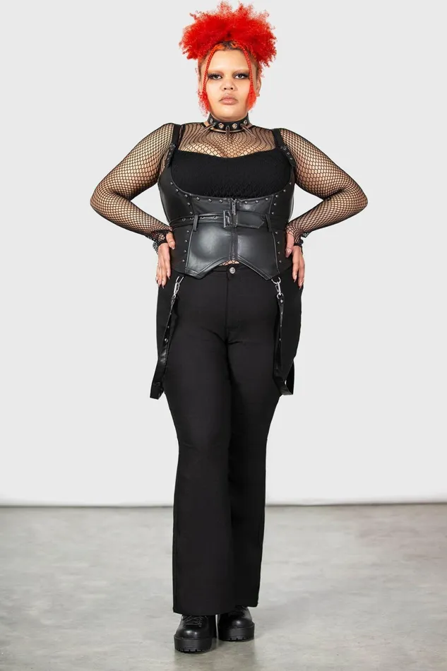 Women Harnesses and Belts Killstar Malapas Underbust Corset