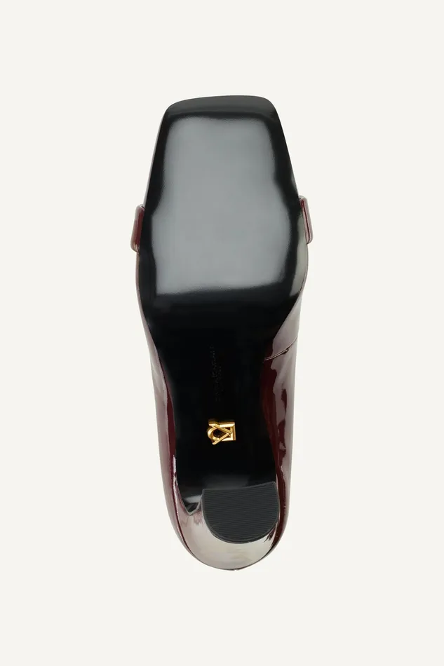 Women Heels And Wedges Donna Karan SABINA SQUARE TOE PUMP Wine