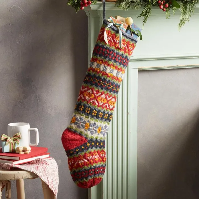 Women Heirloom Alpenfleur Stocking Sundance Catalog Seasonal