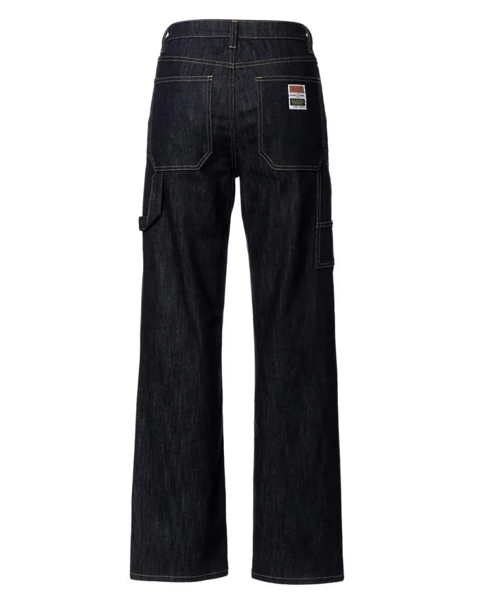Women High Rise Jada Vintage Workwear Rinsed Jeans Indigo Buffalo David Bitton Wide and Balloon Leg