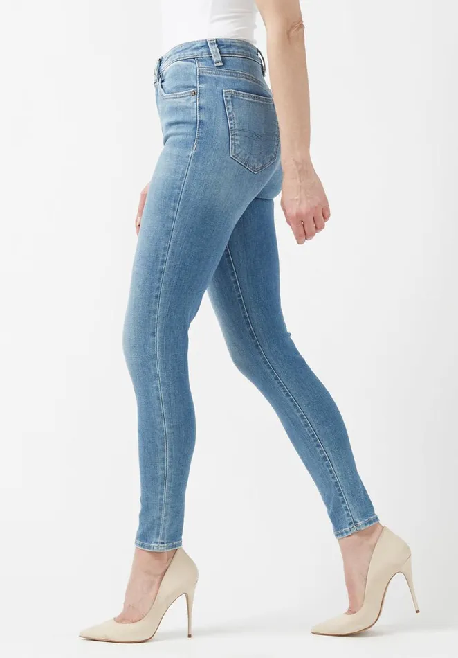 Women High Rise Skinny Skylar Vintage Jeans Light Vintage Buffalo David Bitton High Rise Skinny Skylar
