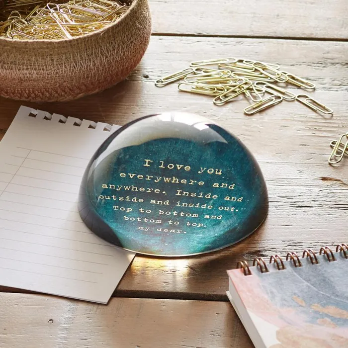 Women I Love You Paperweight Sundance Catalog Decor
