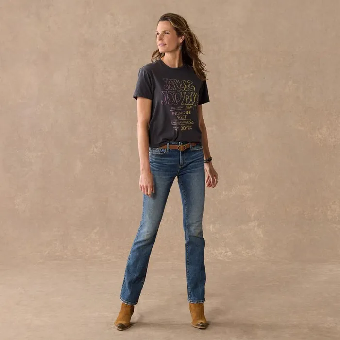Women Janis Joplin Filmore West Tee Vintage Black Sundance Catalog Tops Women Janis Joplin Filmore West Tee Vintage Black Sundance Catalog Tops