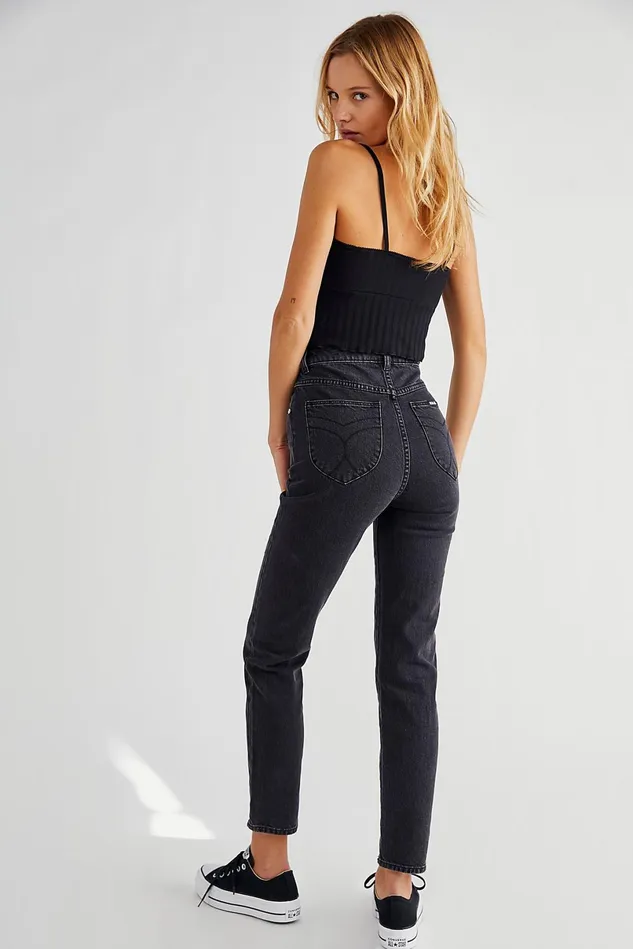 Women Jeans Free People Rollas Dusters Jeans Comfort Shadow