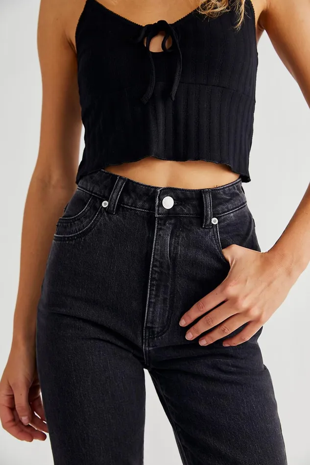 Women Jeans Free People Rollas Dusters Jeans Comfort Shadow