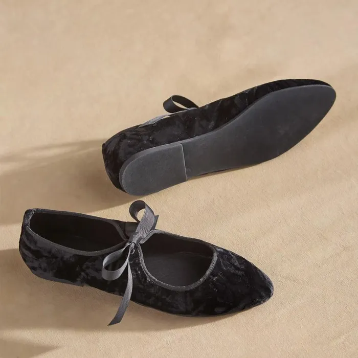 Women Jilly Velvet Flats Black Sundance Catalog Shoes Women Jilly Velvet Flats Black Sundance Catalog Shoes