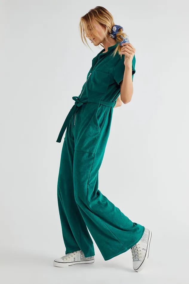 Women Jumpsuits Free People Moonrise Jumpsuit Watermelon Rind