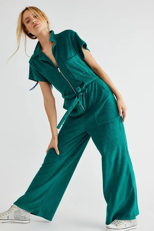 Women Jumpsuits Free People Moonrise Jumpsuit Watermelon Rind
