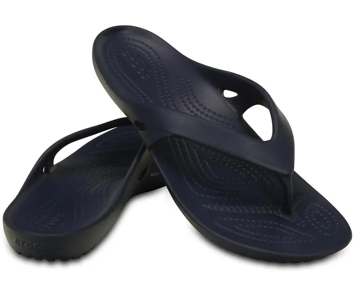 Women Kadee II Flip Navy Crocs Sandals