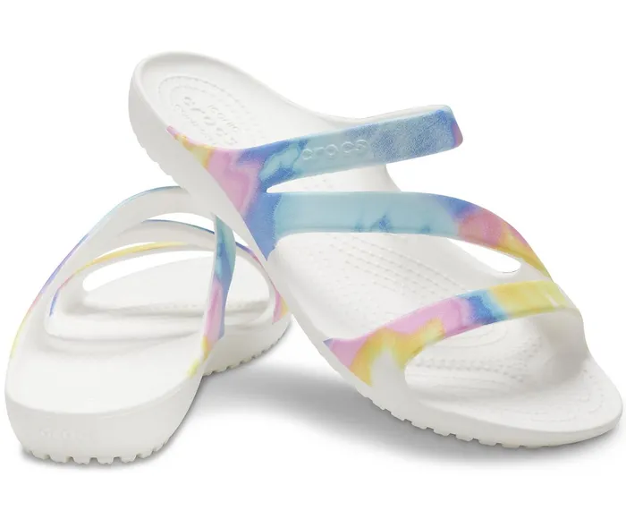 Women Kadee II Graphic Sandal Multi White Crocs Sandals