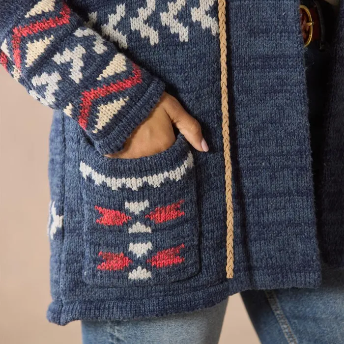 Women Katia Heritage Cardigan Indigo Sundance Catalog Sweaters Women Katia Heritage Cardigan Indigo Sundance Catalog Sweaters
