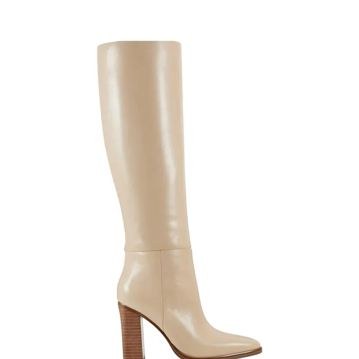 Women Lannie Dress Boot Light Natural Marc Fisher Dress Boots
