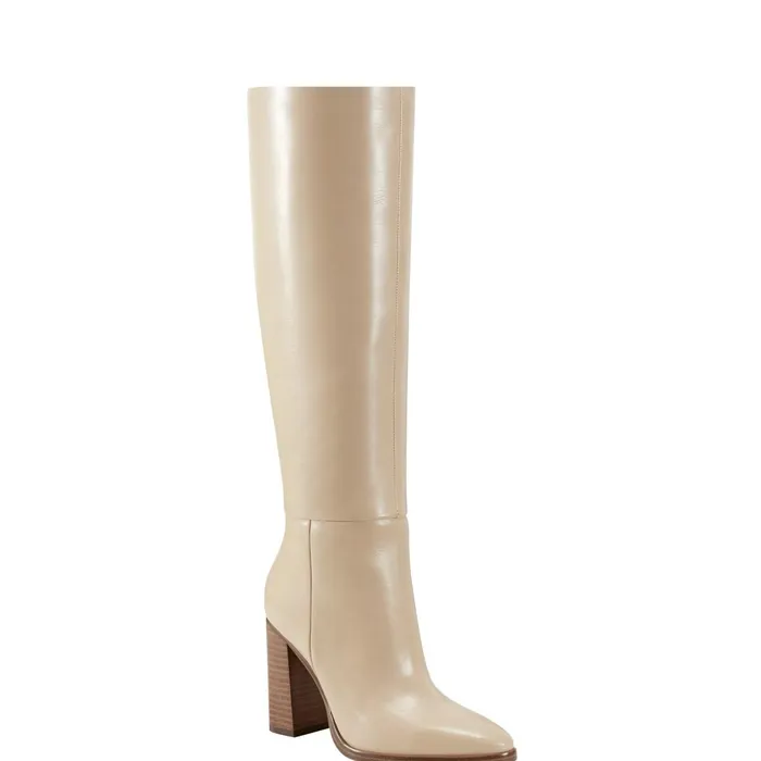 Women Lannie Dress Boot Light Natural Marc Fisher Dress Boots
