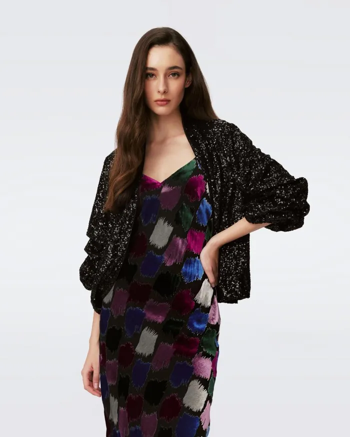 Women Laredo Jacket Black DVF Jackets and Coats