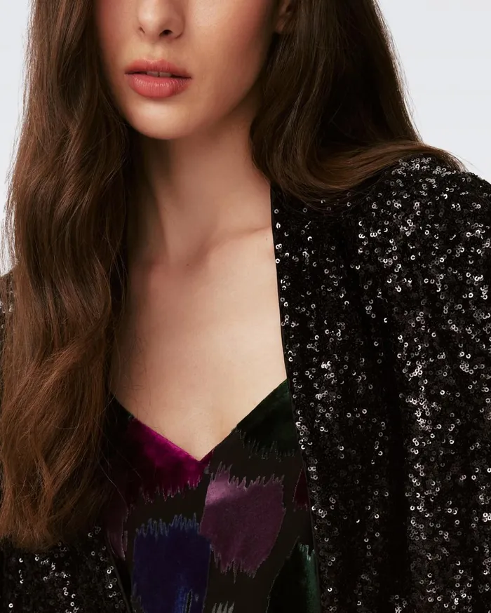 Women Laredo Jacket Black DVF Jackets and Coats