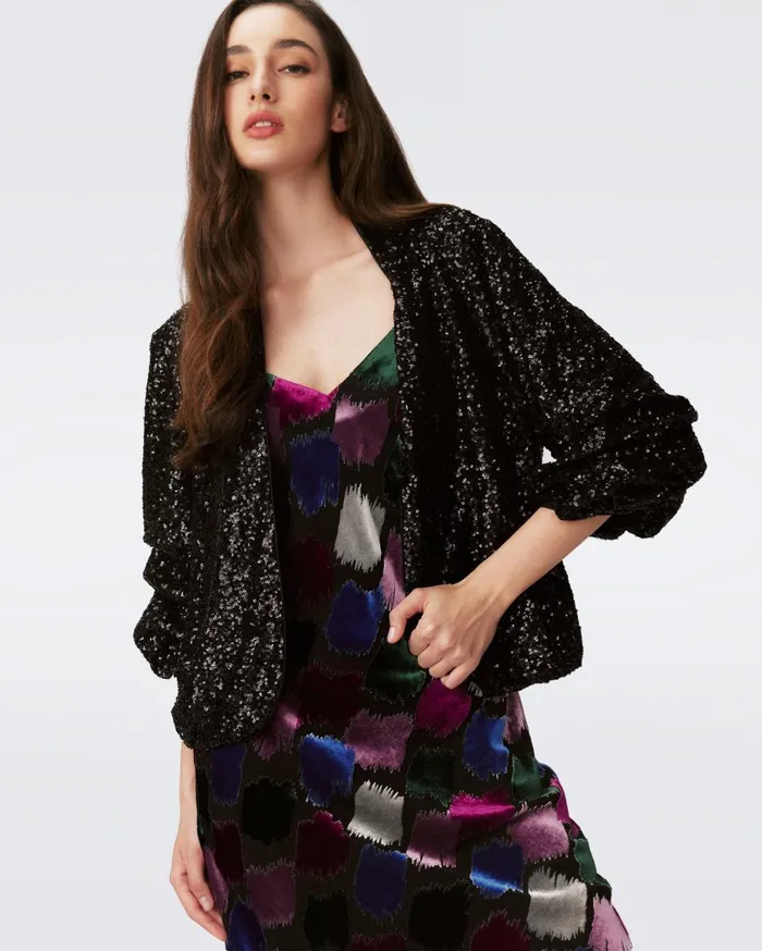 Women Laredo Jacket Black DVF Jackets and Coats
