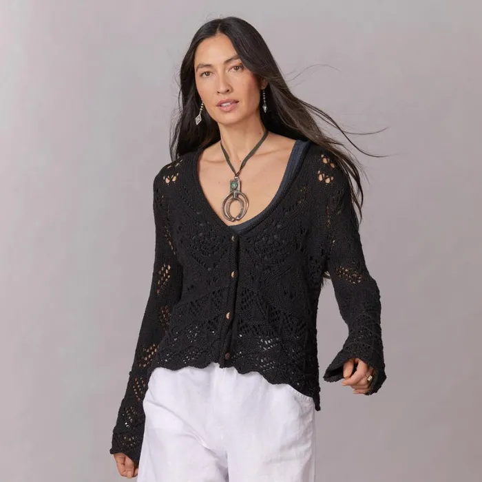 Women Lark Cardigan Black Sundance Catalog Sweaters Women Lark Cardigan Black Sundance Catalog Sweaters