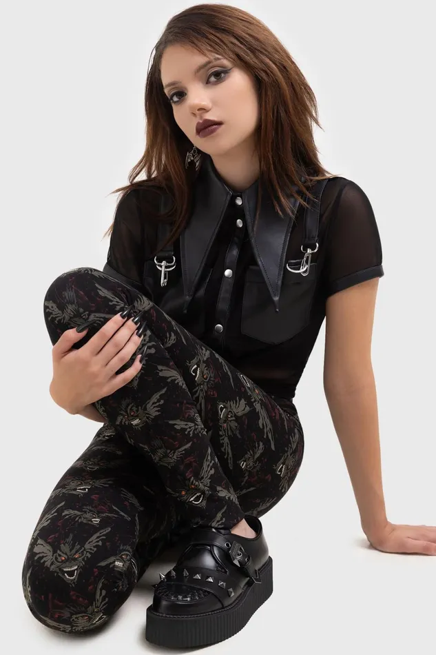 Women Leggings Killstar Gremlins After Midnight Leggings