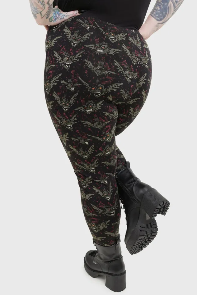 Women Leggings Killstar Gremlins After Midnight Leggings