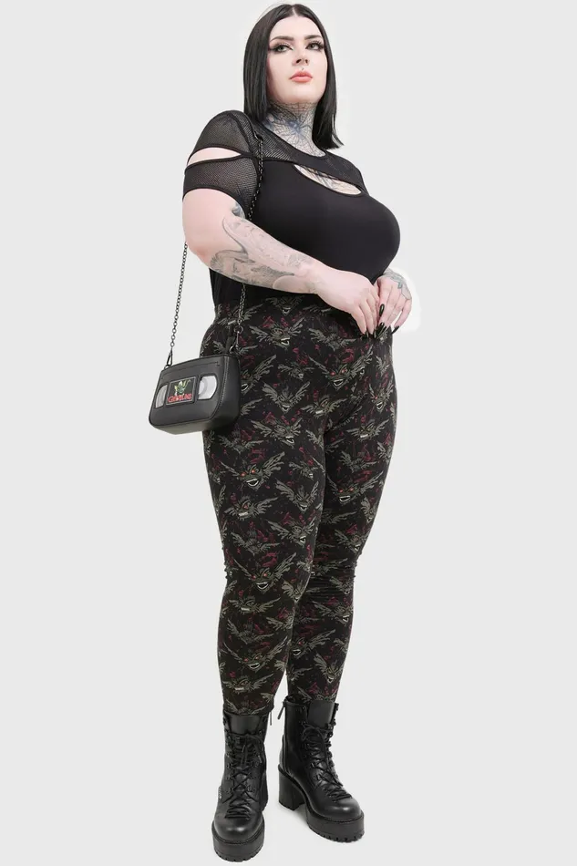 Women Leggings Killstar Gremlins After Midnight Leggings