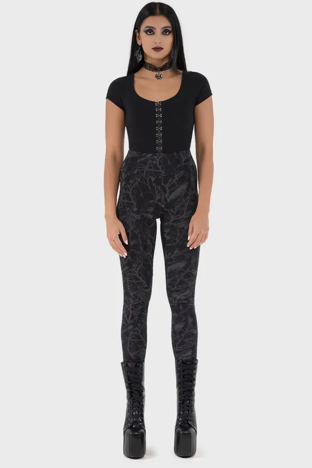 Women Leggings Killstar Raven Mistress Leggings