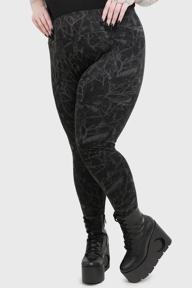 Women Leggings Killstar Raven Mistress Leggings