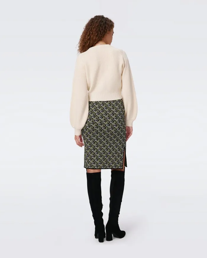 Women Leslie Cardigan Cream DVF Sweaters and Knits