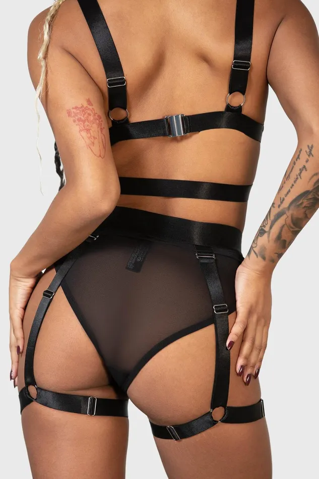 Women Lingerie Killstar Tangled Mesh Panty